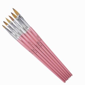 PINCEL ACRILICO ROSADO IND