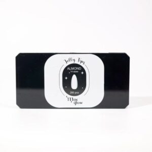 JELLY TIPS MAXGLOW X280 CAJA NEGRA LARGE ALMOND