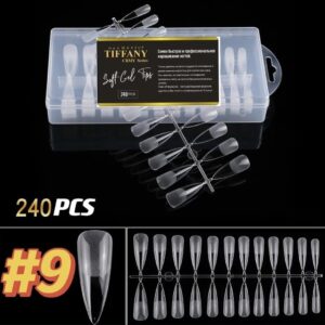 JELLY TIPS TIFFANY X240 STILETTO #9