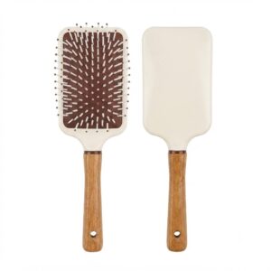 CEPILLO DE CABELLO MANGO DE MADERA