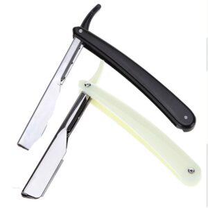 NAVAJA DE BARBERIA ECONOMICA NEGRA / VERDE