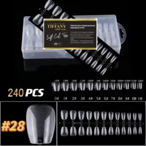 JELLY TIPS TIFFANY X240 COFFIN CORTA #28