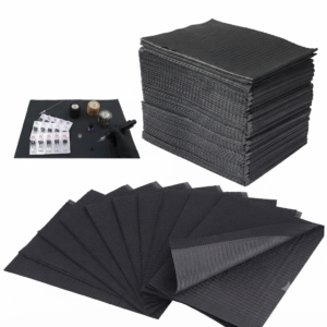 MANTELES DESECHABLES NEGROS 100UND