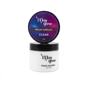 POLVO ACRILICO CLEAR 120GR MAXGLOW