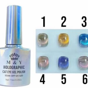 GEL HOLOGRAPHIC CAT EYE M&Y 10ML NUEVO