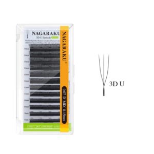 PESTAÑAS NAGARAKU 3D U EYELASH MIX
